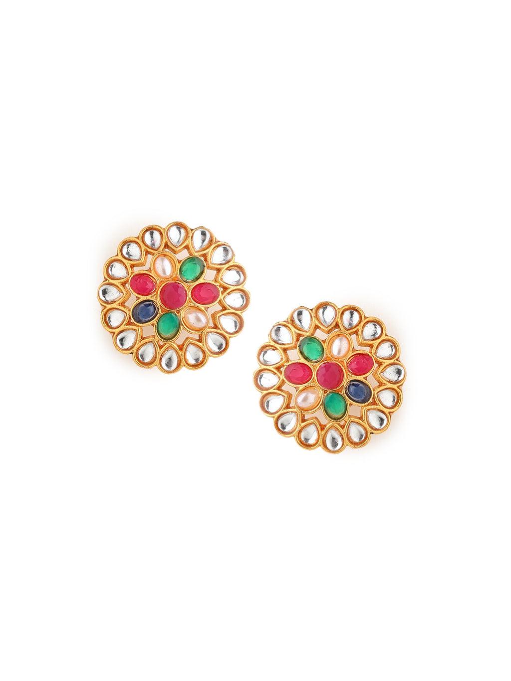 Runjhun royal multicolor necklace set