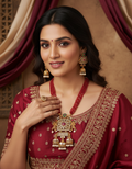 Runjhun designer long necklace set