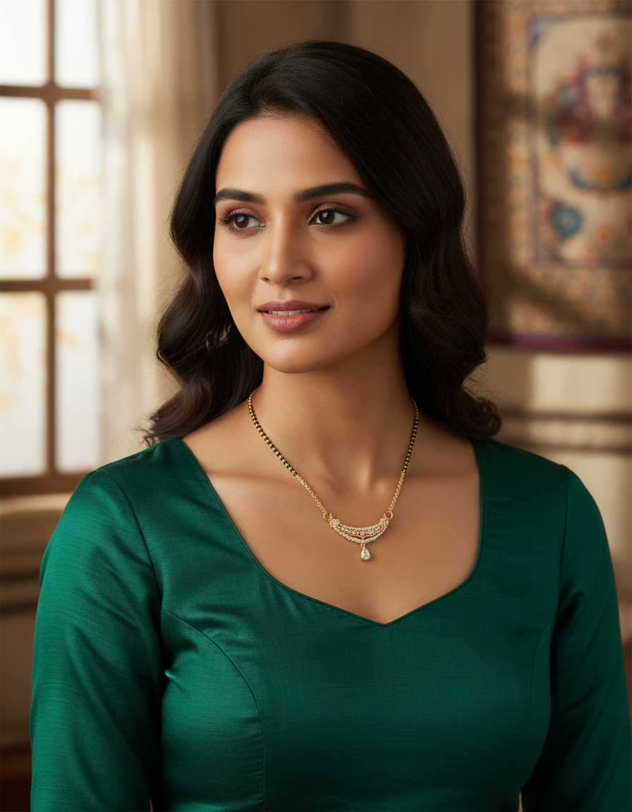Runjhun designer mangalsutra