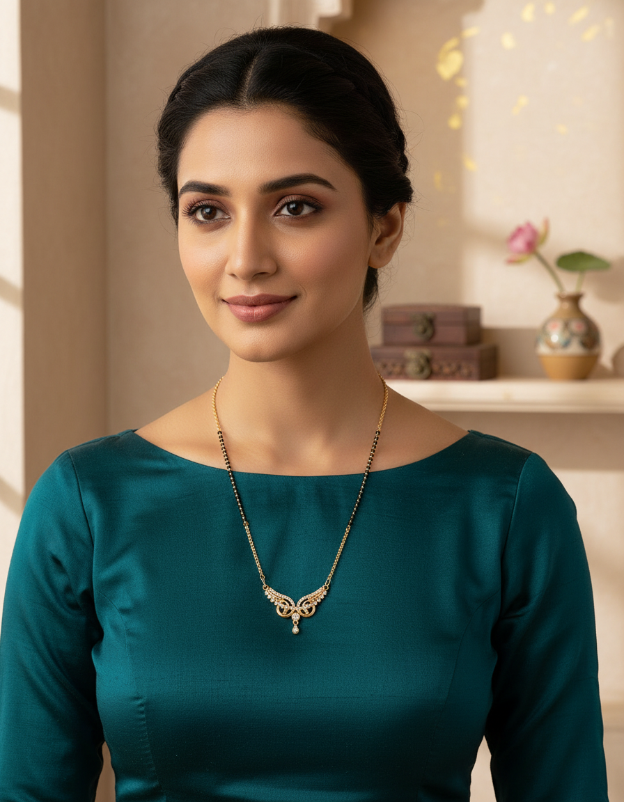 Runjhun elegant mangalsutra
