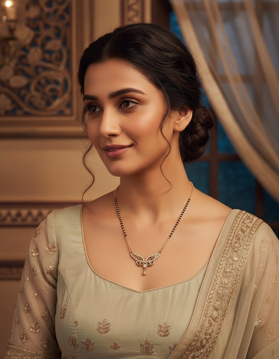 Runjhun elegant mangalsutra