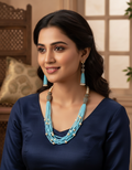Runjhun firoza necklace set