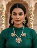 Runjhun kundan necklace set