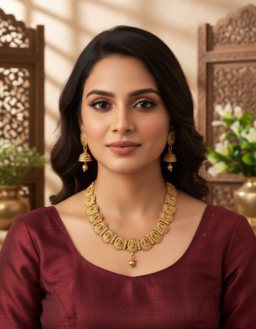Runjhun elegant necklace set
