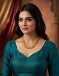 Runjhun elegant elephant design necklace set