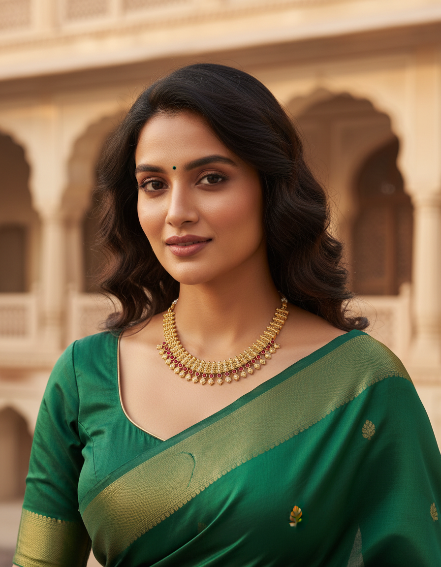 Runjhun royal necklace set