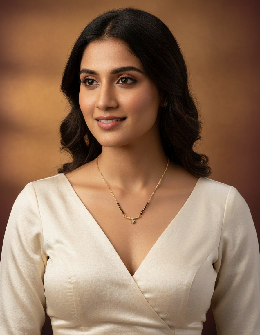 Runjhun designer mangalsutra