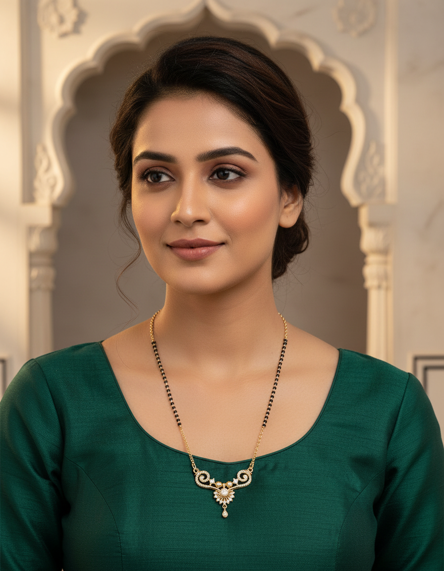 Runjhun designer mangalsutra