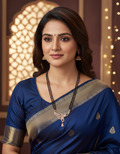 Runjhun double chain mangalsutra