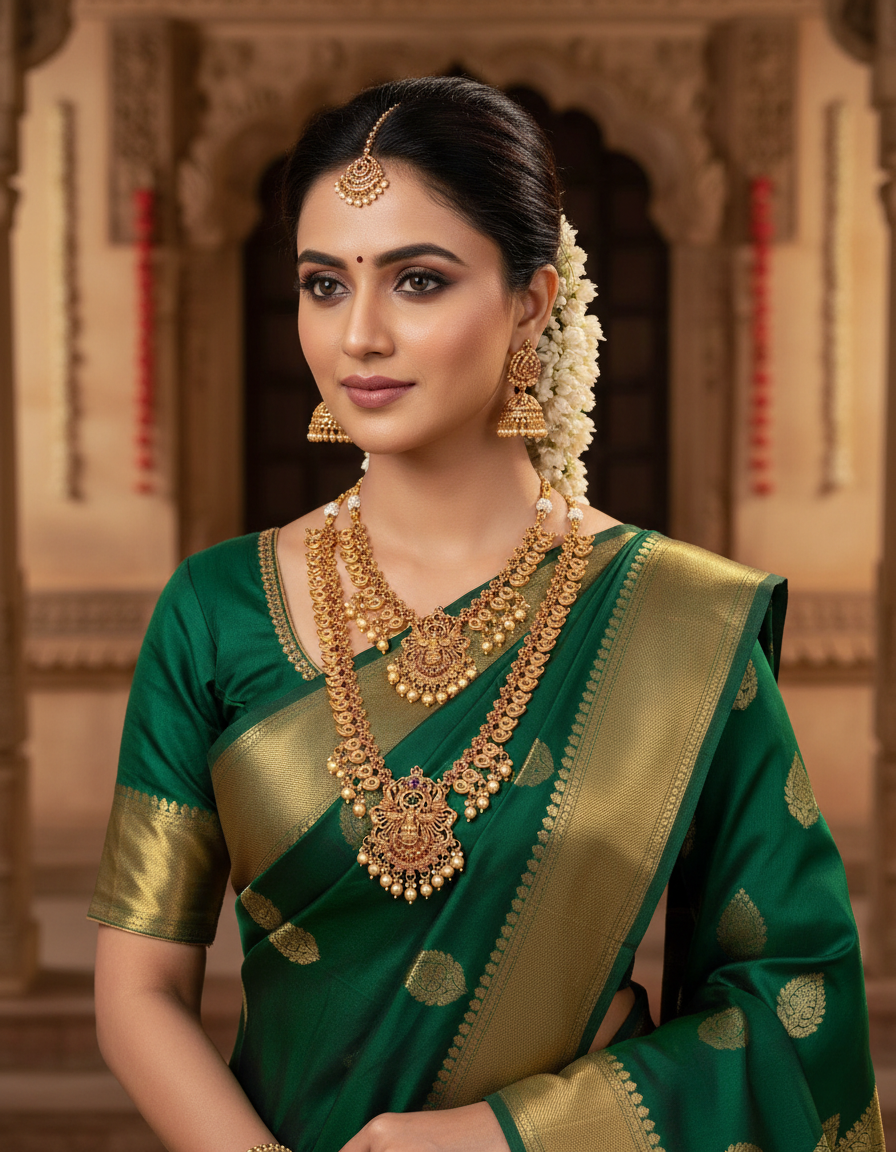 Runjhun elegant royal bridal set