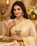 Runjhun Pendant Moti Long Set