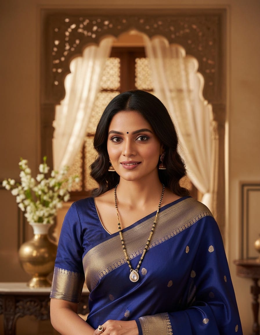 Runjhun elegant gold plated mangalsutra