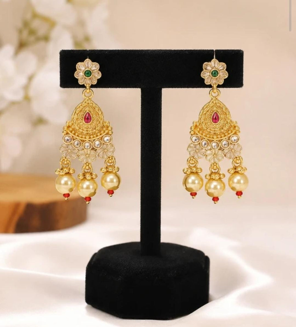 Runjhun Rajwadi Regal Long Necklace Set