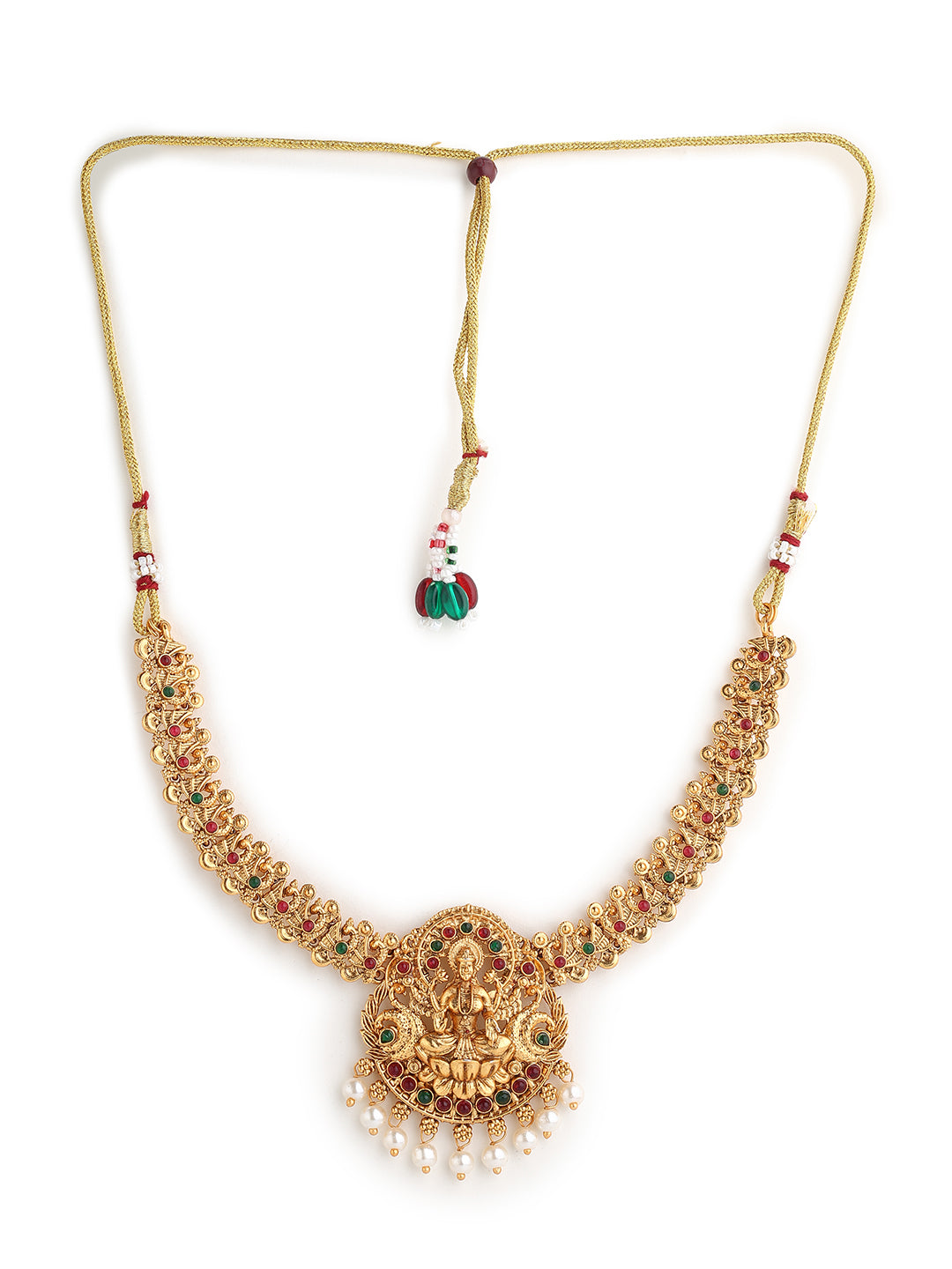 Runjhun temple necklace set