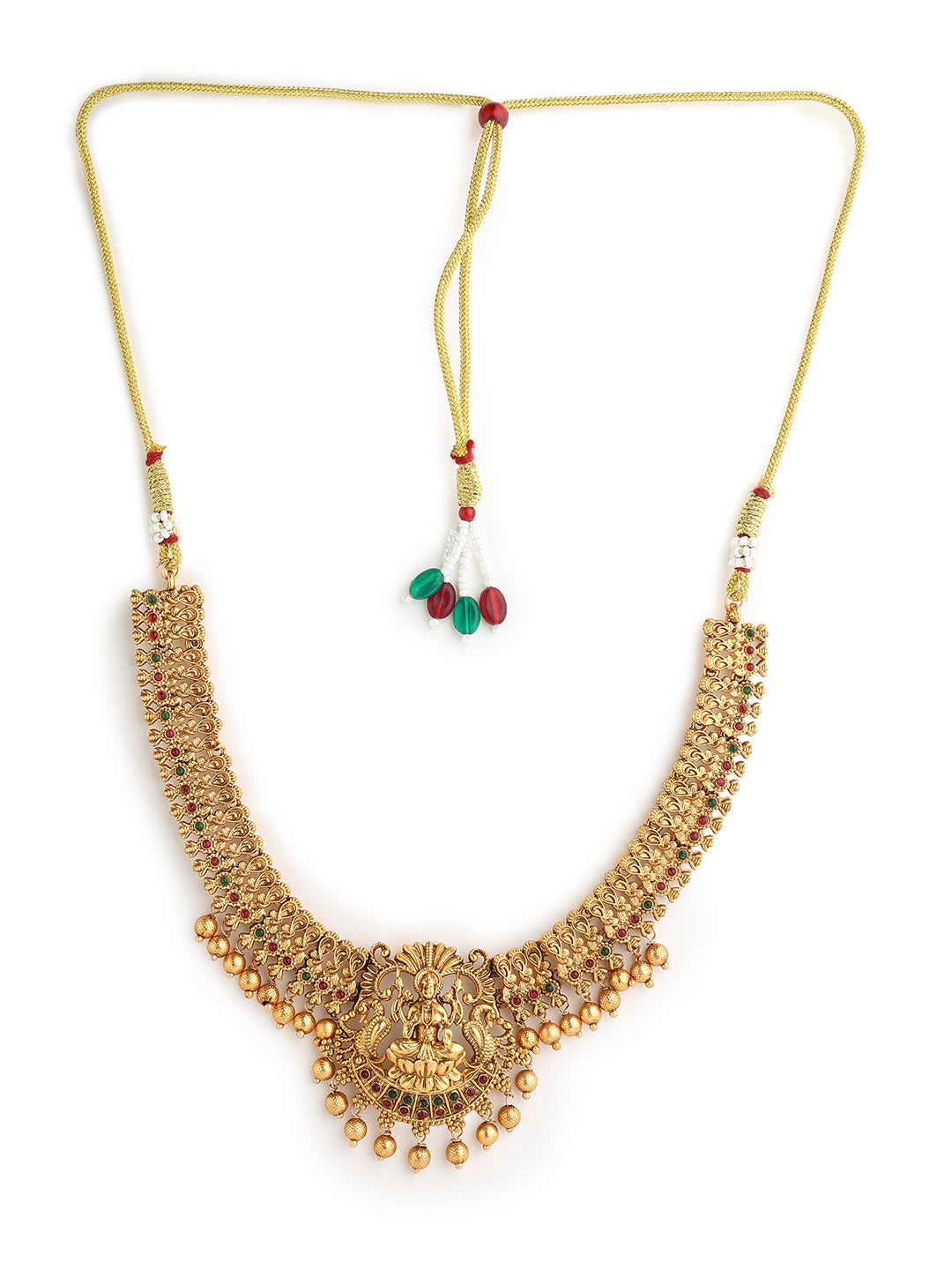 Runjhun temple design necklace set