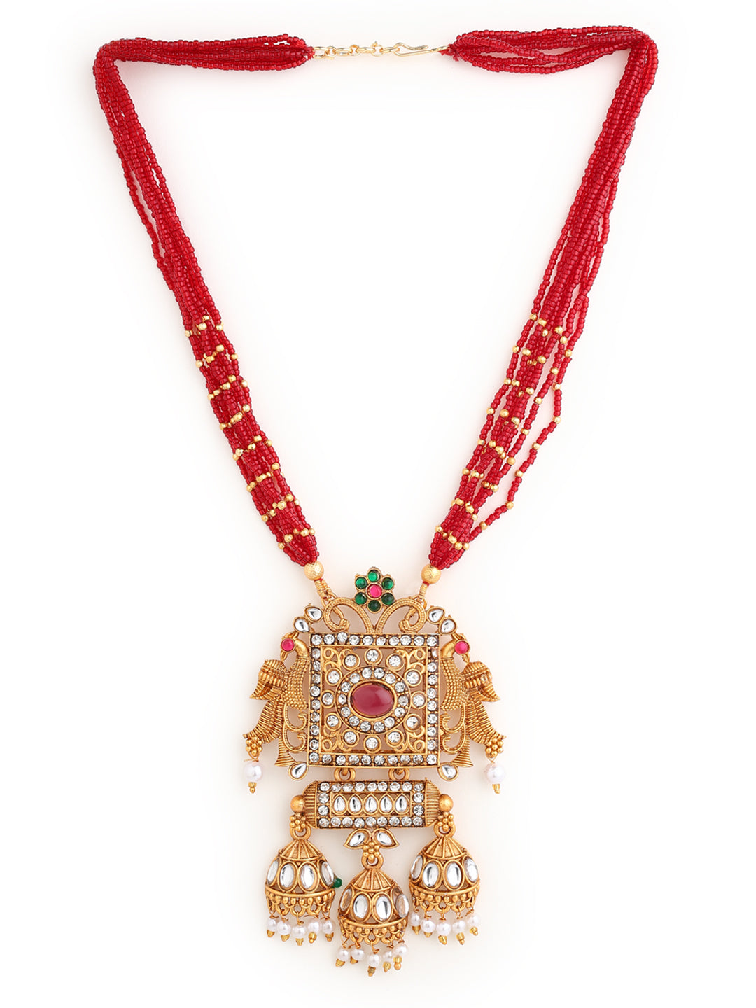 Runjhun designer long necklace set