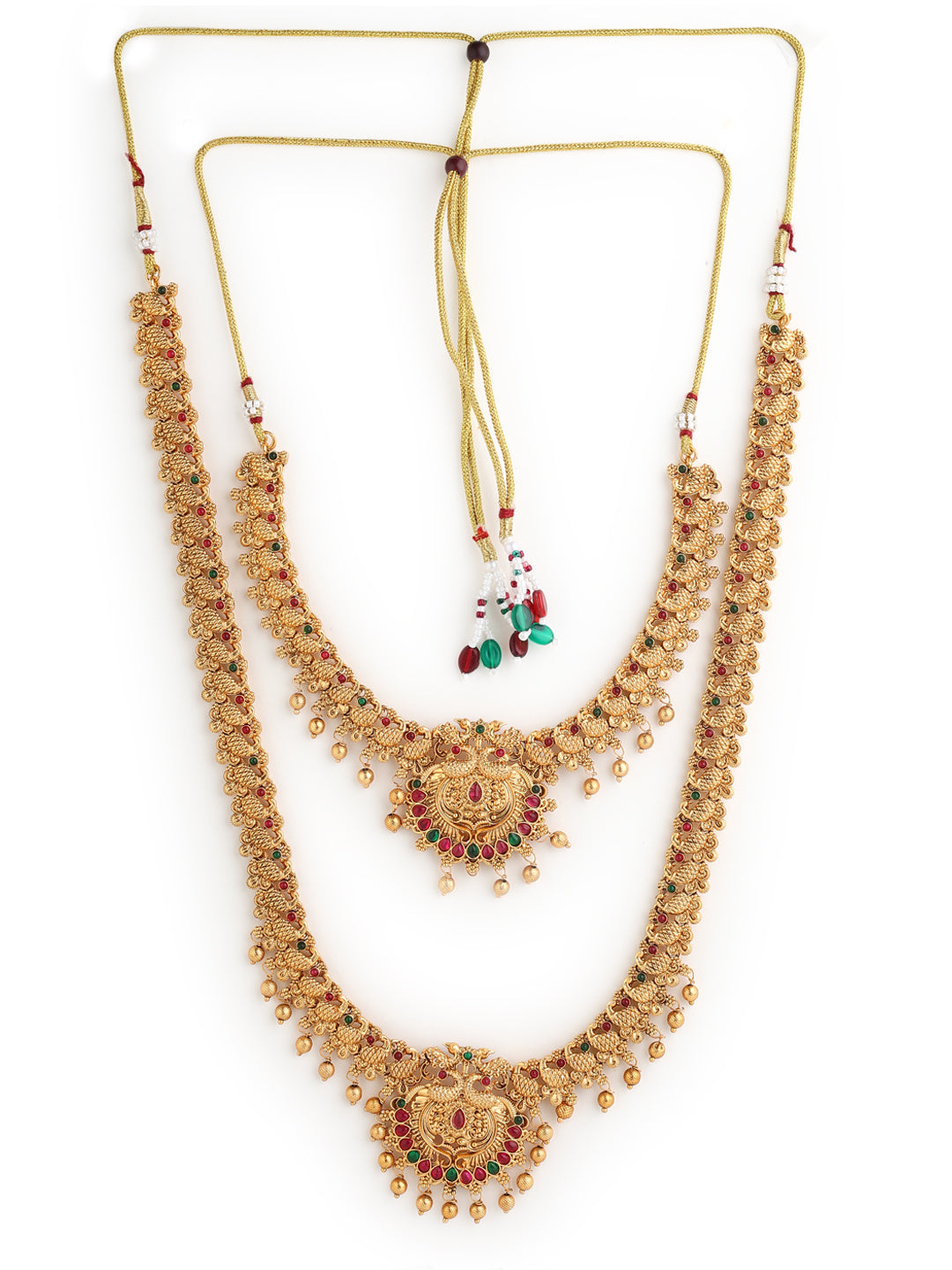 Runjhun temple design royal bridal set