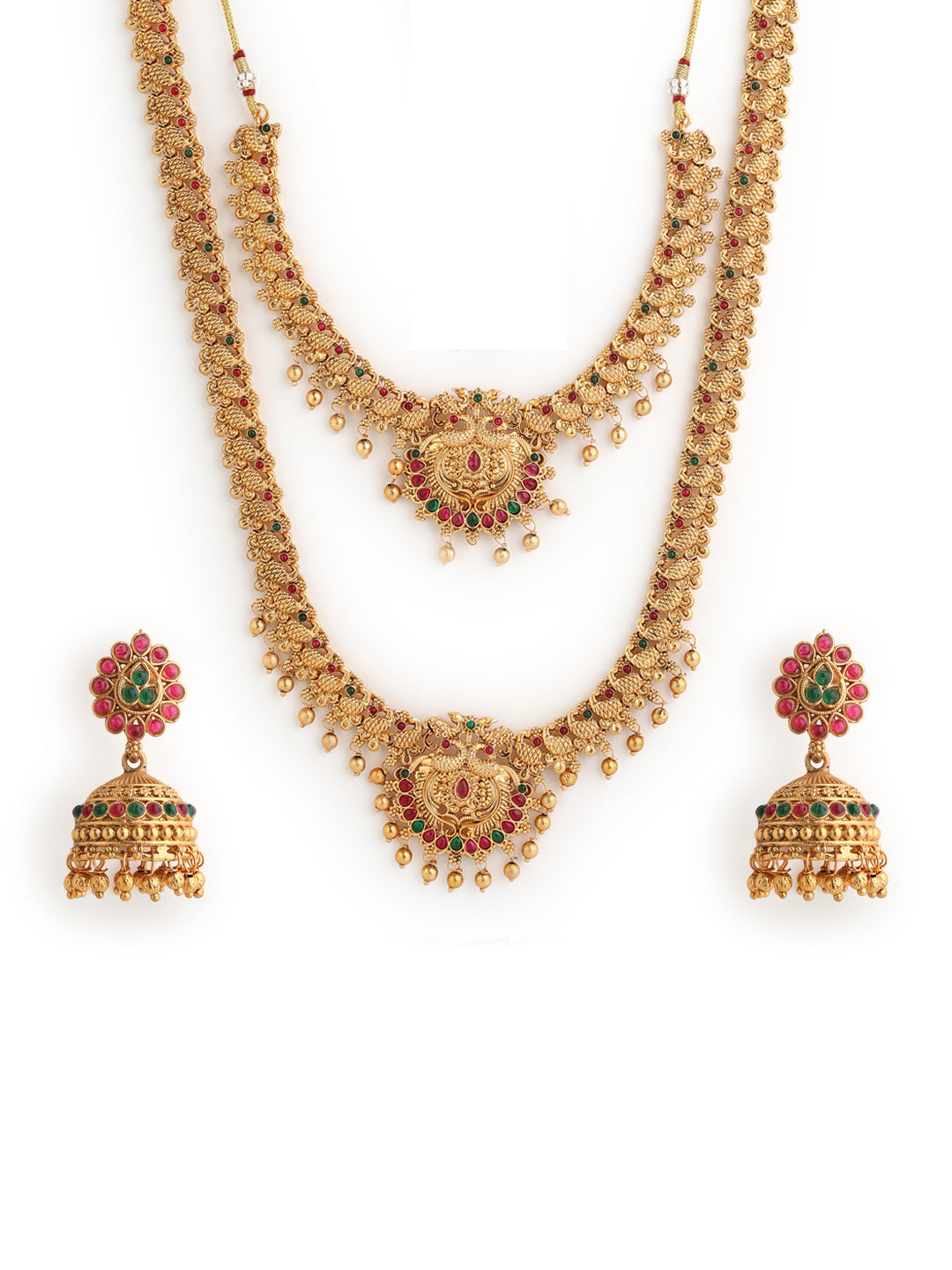 Runjhun temple design royal bridal set