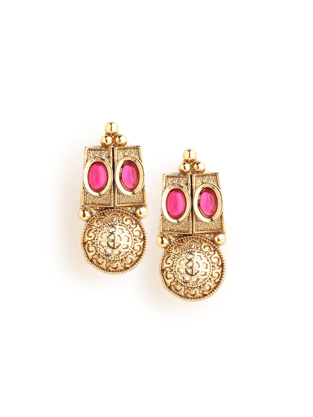 Runjhun temple design necklace set