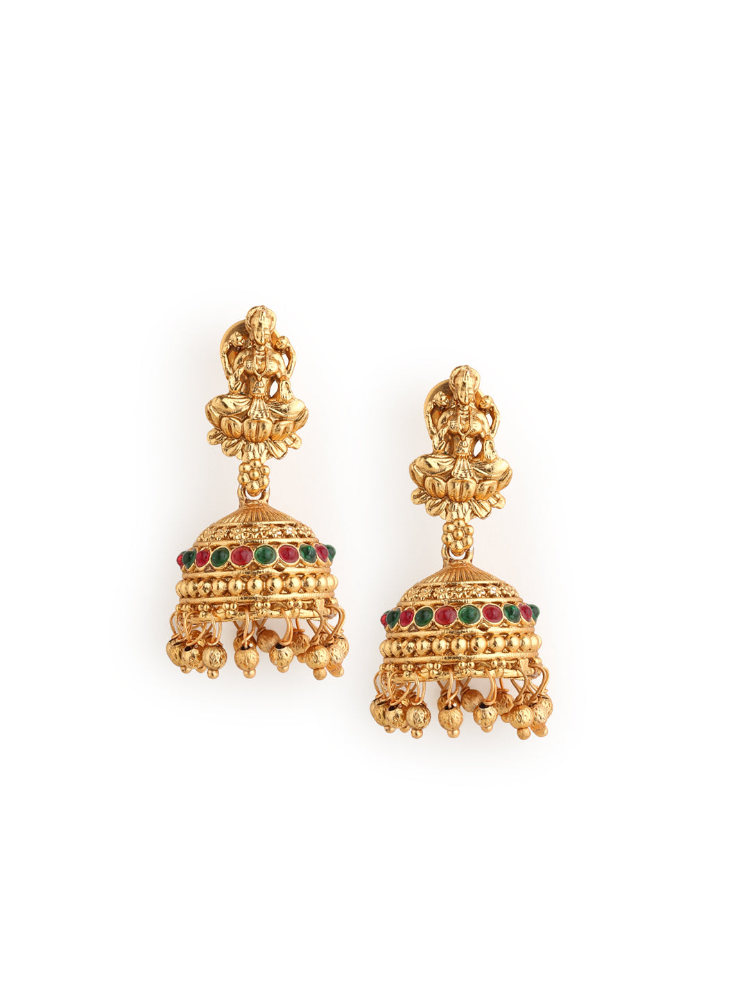 Runjhun temple design laxmi necklace set