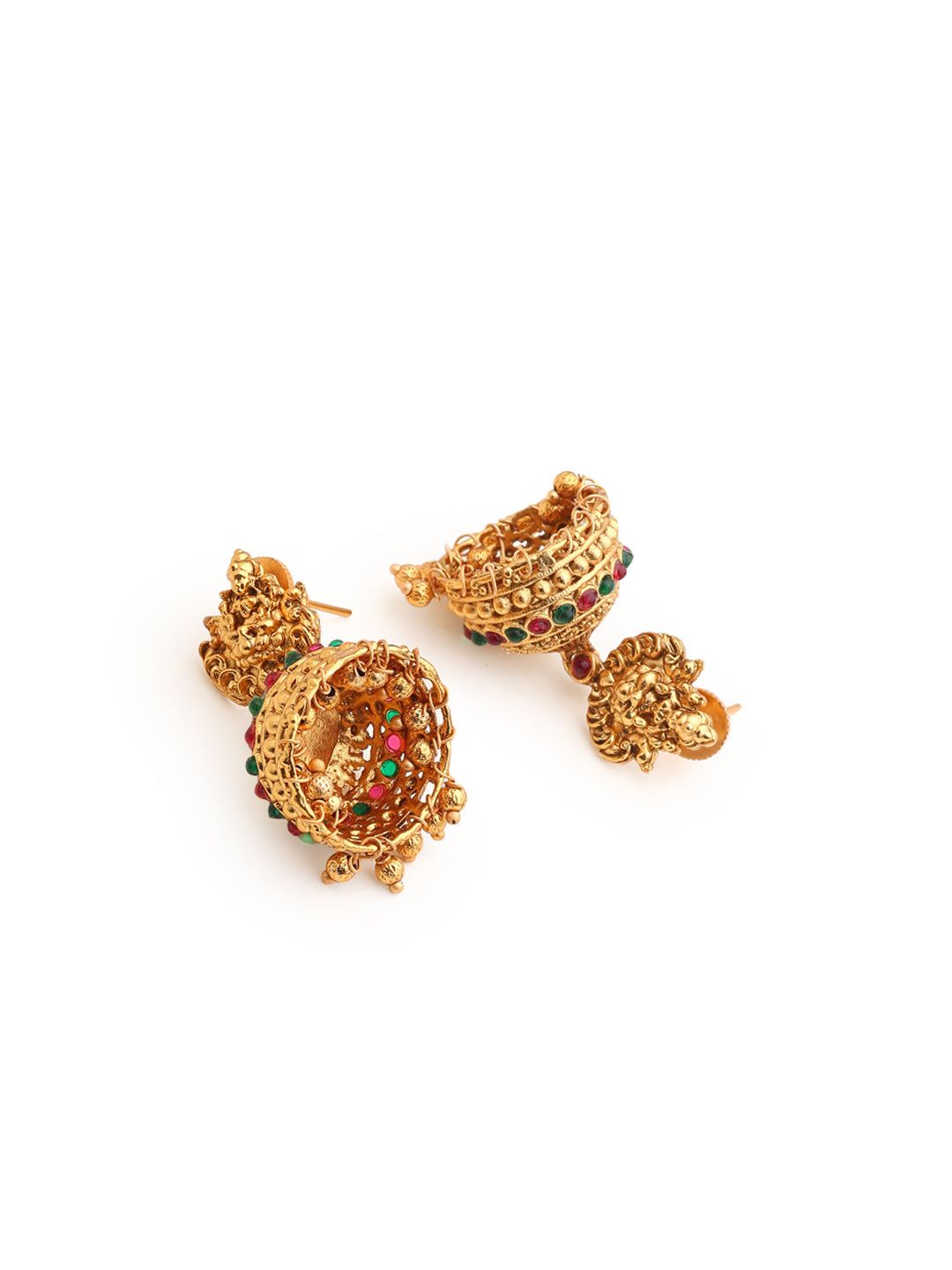 Runjhun temple design laxmi necklace set