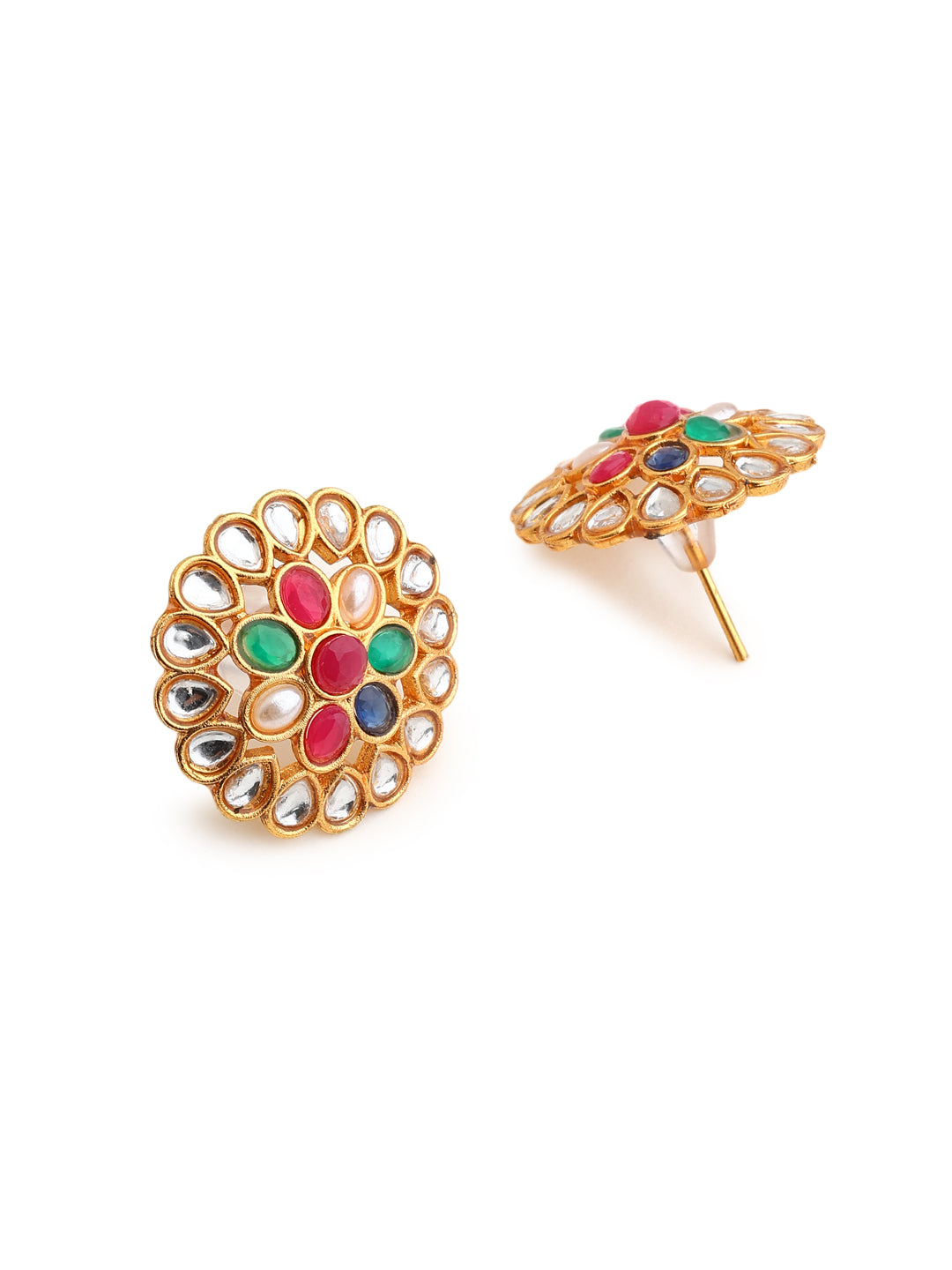 Runjhun royal multicolor necklace set