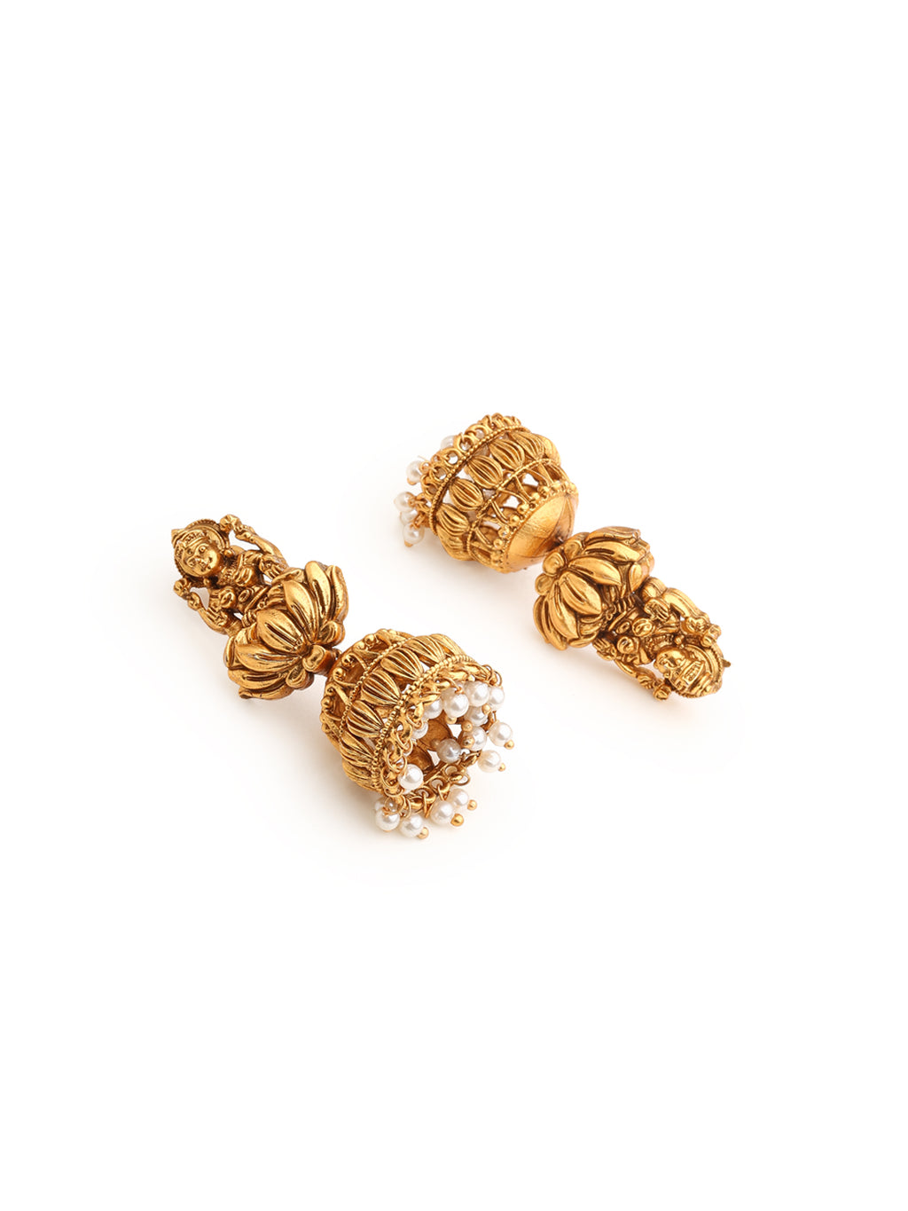 Runjhun laxmi temple design necklace set