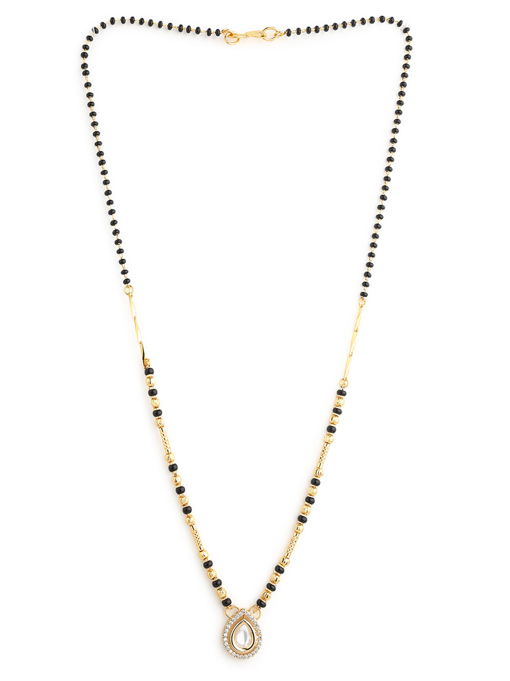 Runjhun elegant gold plated mangalsutra