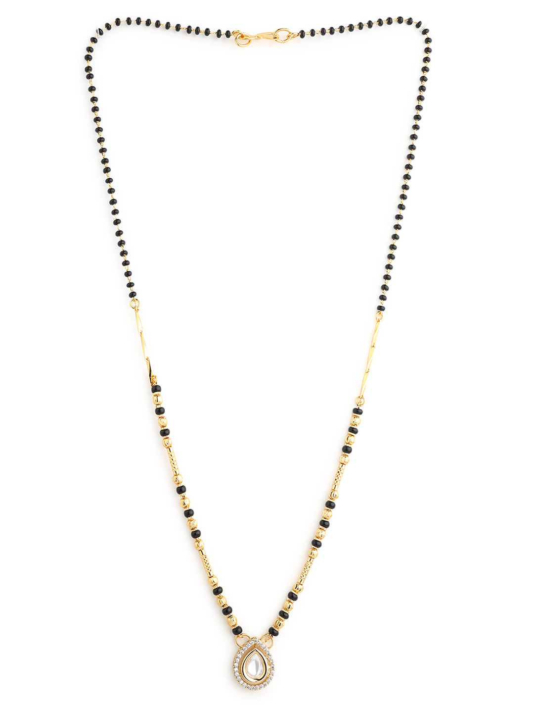 Runjhun elegant gold plated mangalsutra