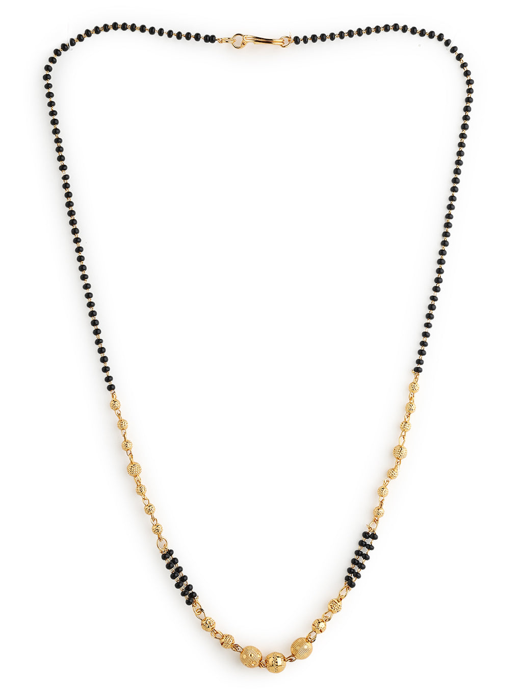 Runjhun gold plated mangalsutra