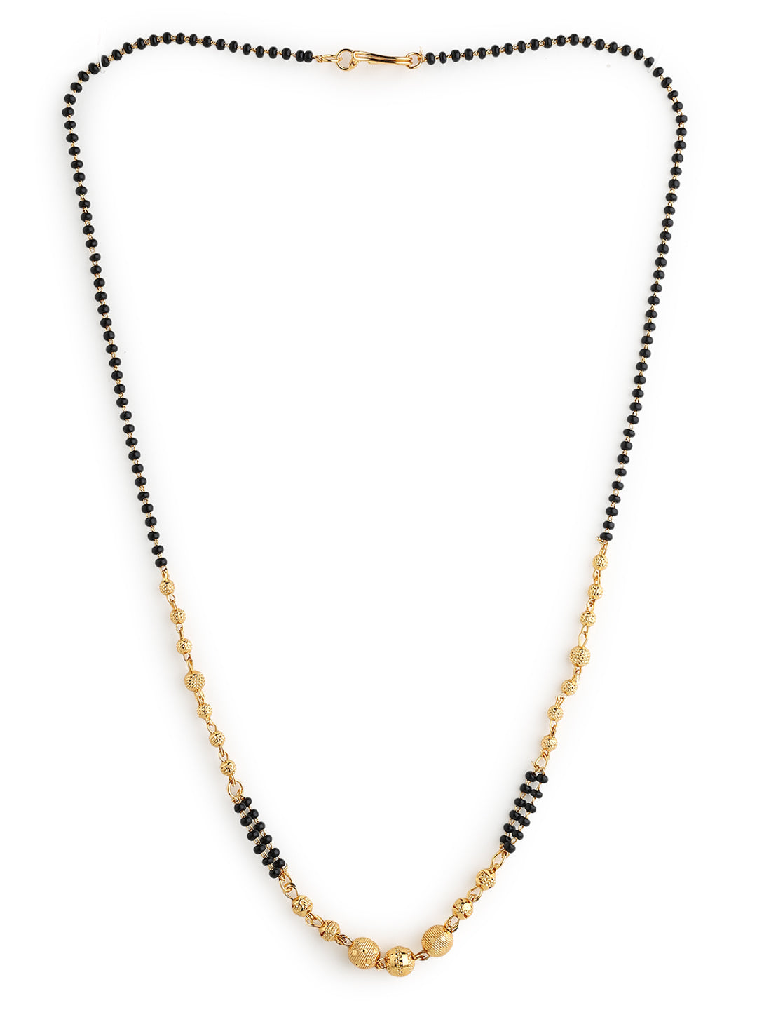 Runjhun gold plated mangalsutra