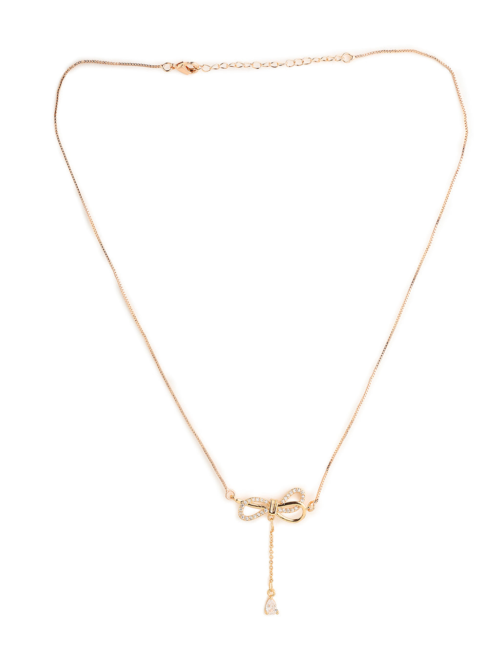 Runjhun elegant gold plated necklace