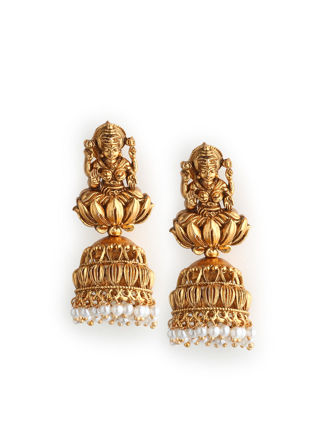 Runjhun laxmi temple design necklace set