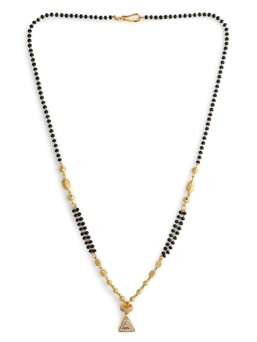 Runjhun designer gold plated mangalsutra