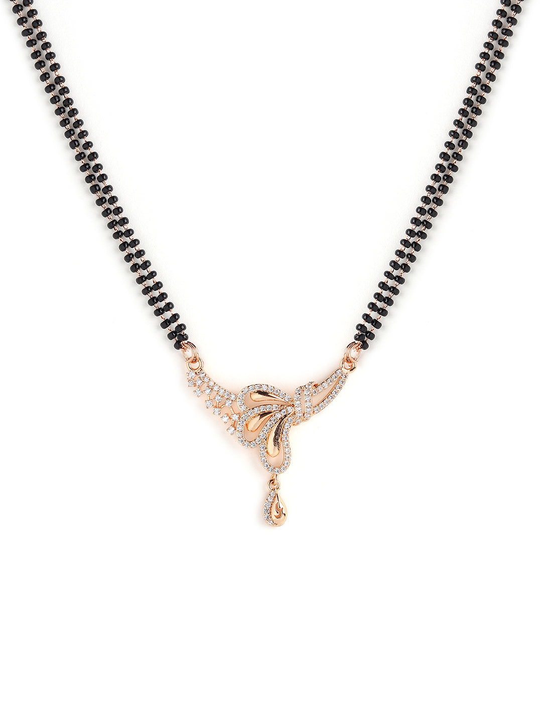 Runjhun double chain mangalsutra