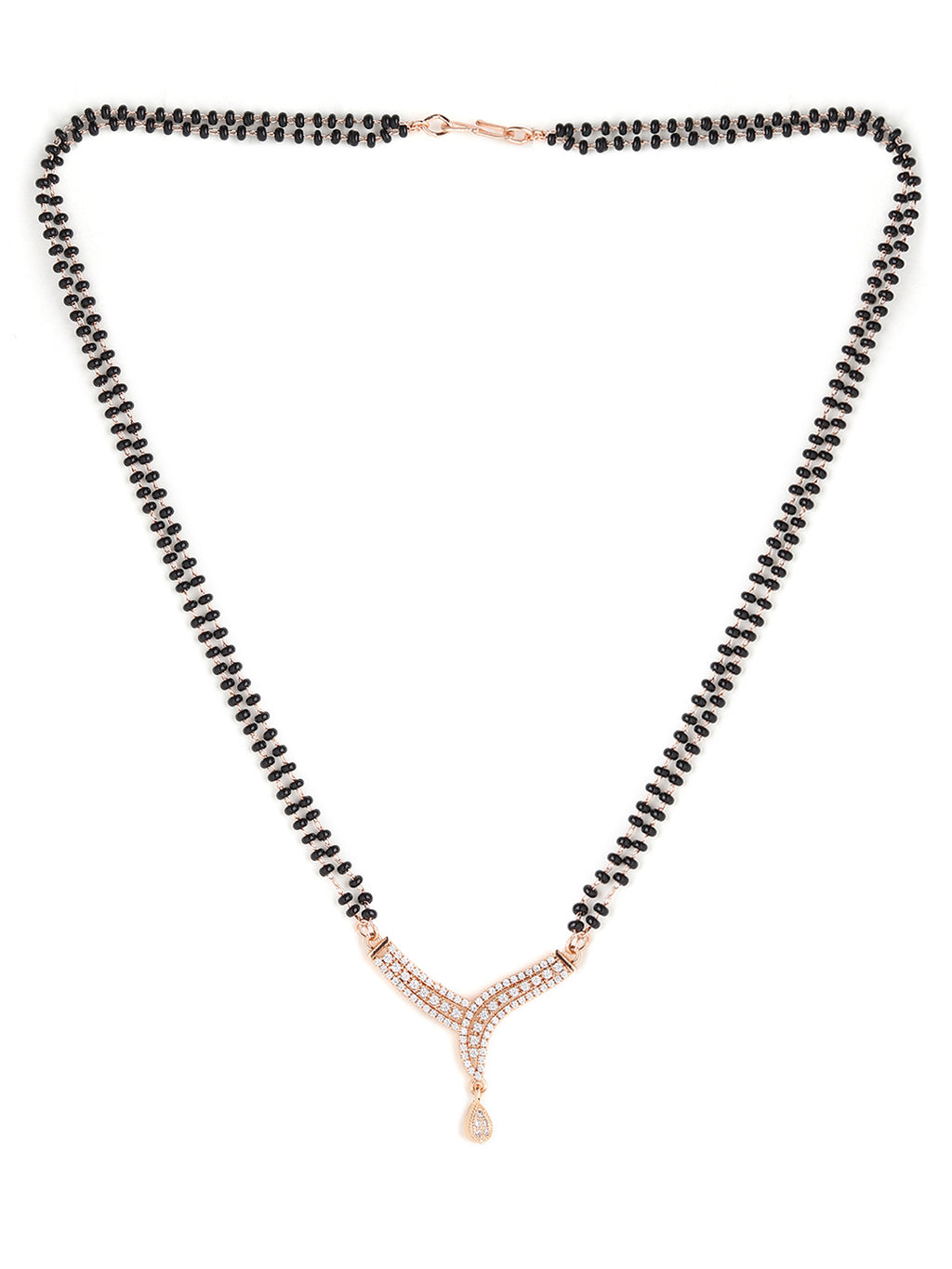 Runjhun double chain mangalsutra