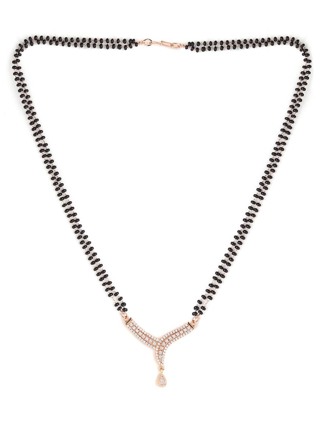 Runjhun double chain mangalsutra