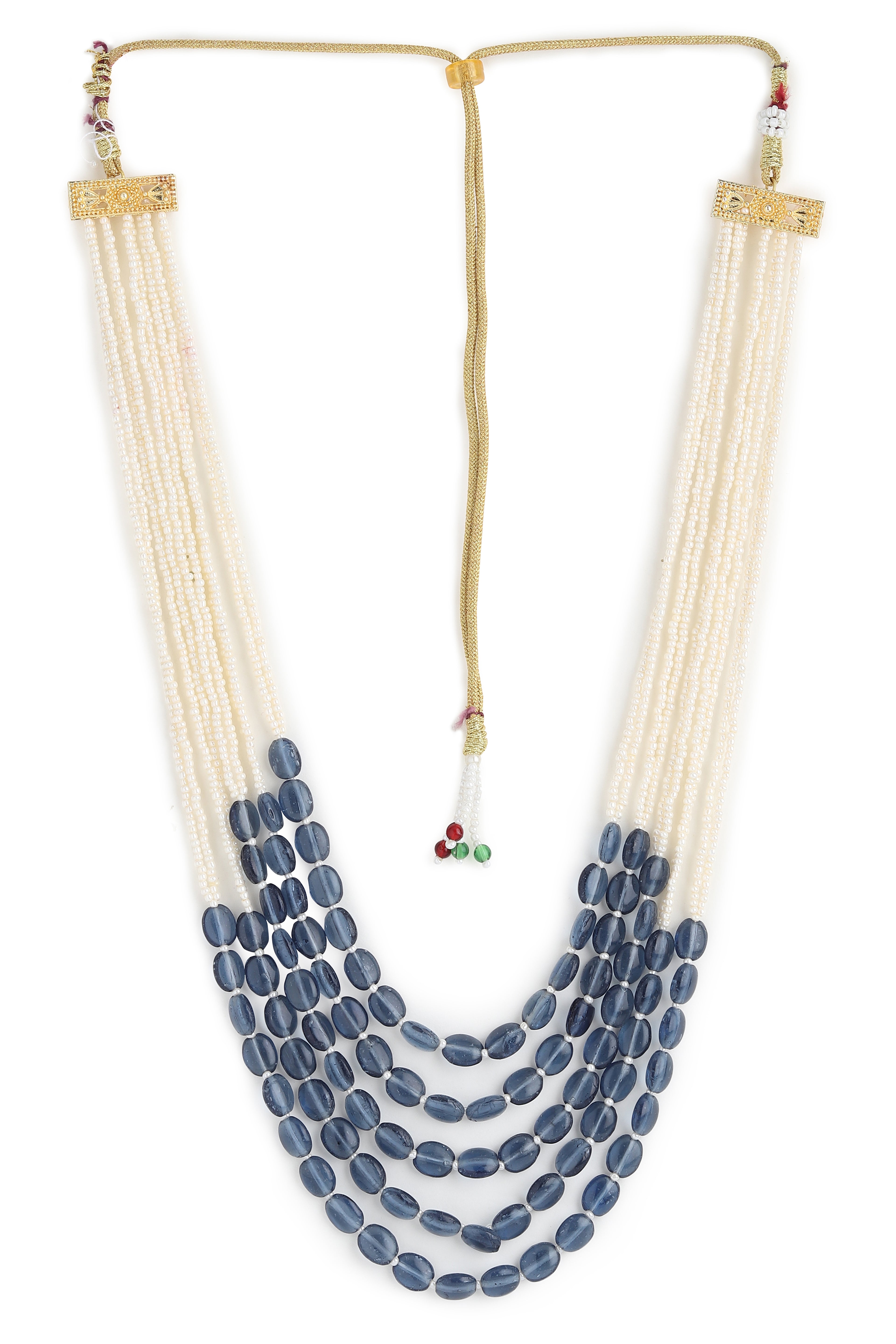 Runjhun multilayer light weight celebrity beads necklace