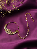 Runjhun Bridal Big Gold Nose Ring