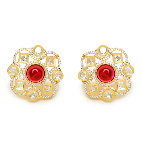 Kundan royal gold plated necklace set
