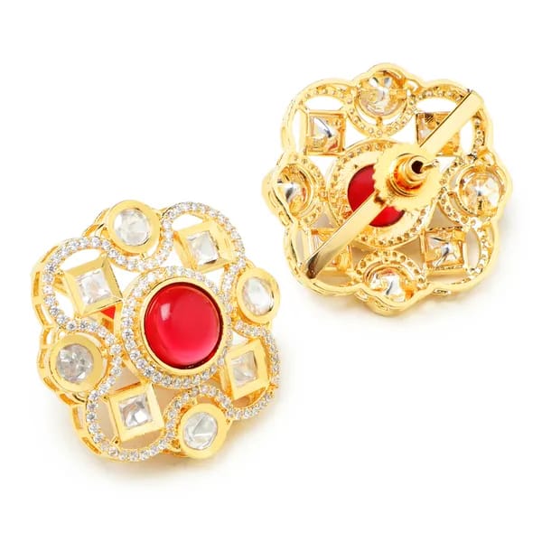 Kundan royal gold plated necklace set