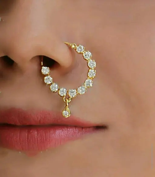 Elegant spring nose ring