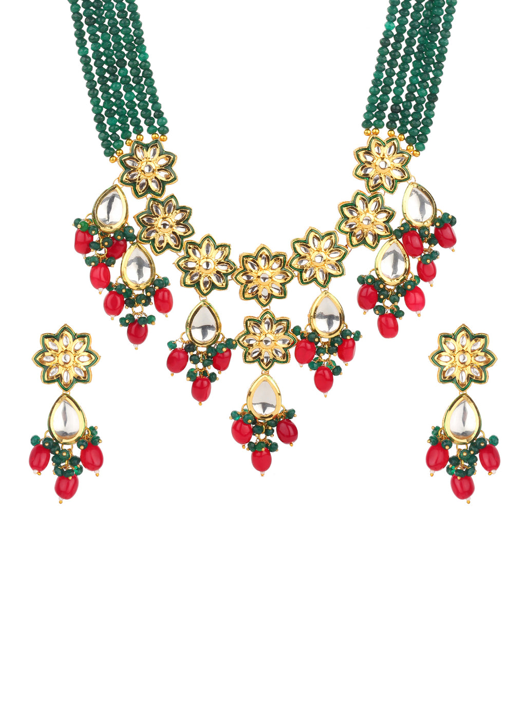 Runjhun elegant kundan set