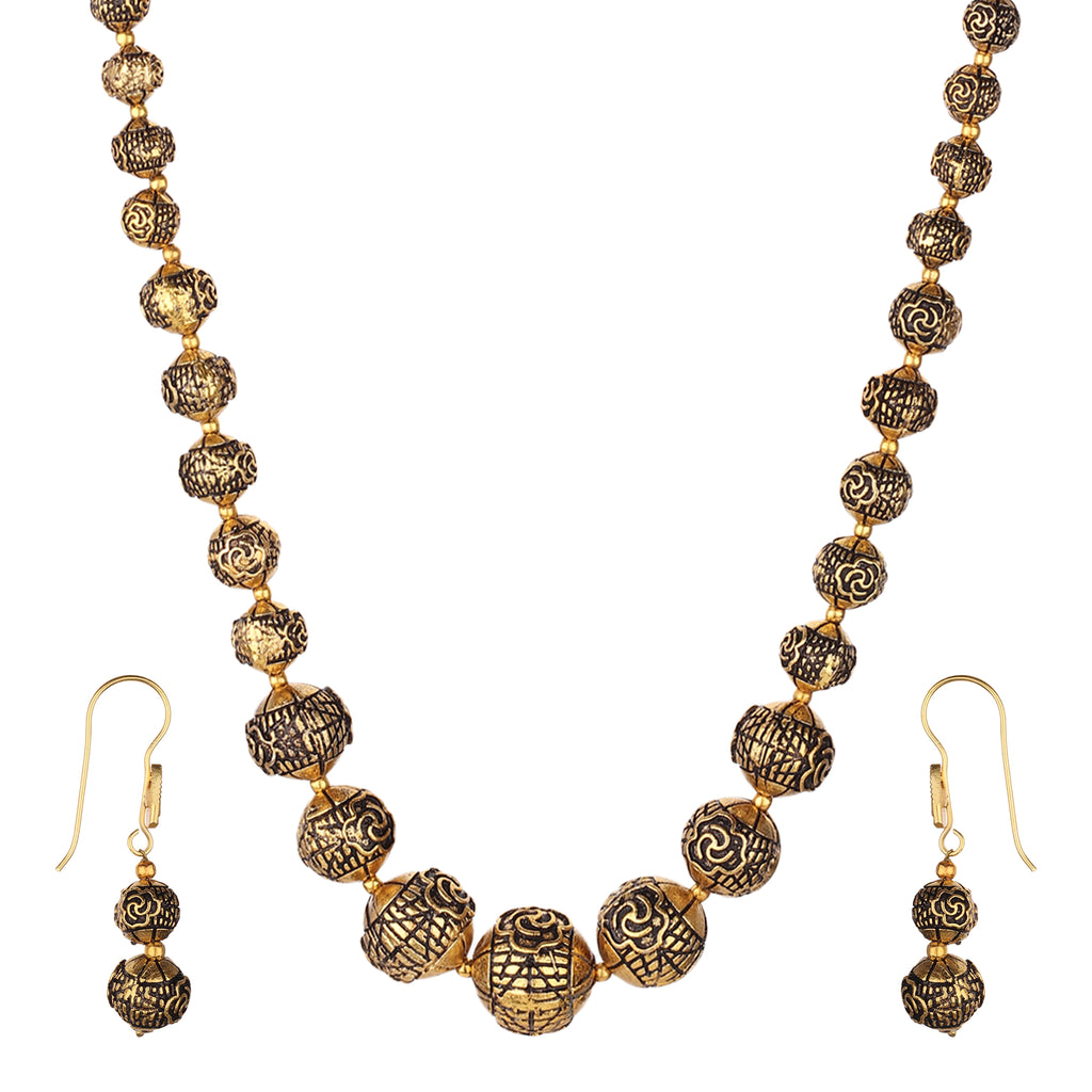 Runjhun elegant markesh necklace set