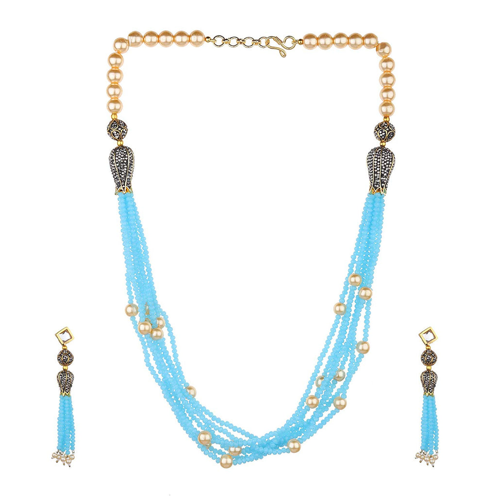 Runjhun firoza necklace set