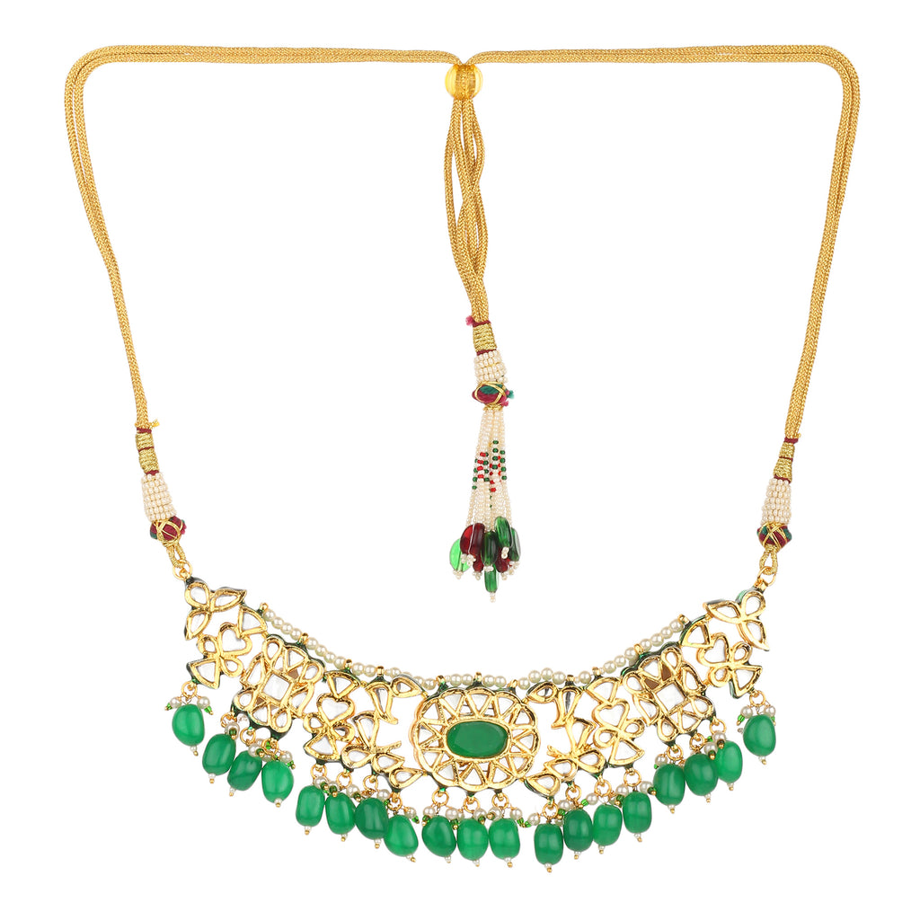 Runjhun kundan necklace set