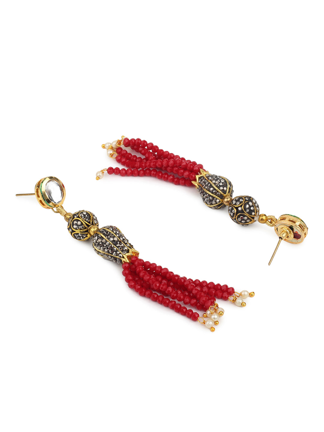 Runjhun jaipuri beads necklace set