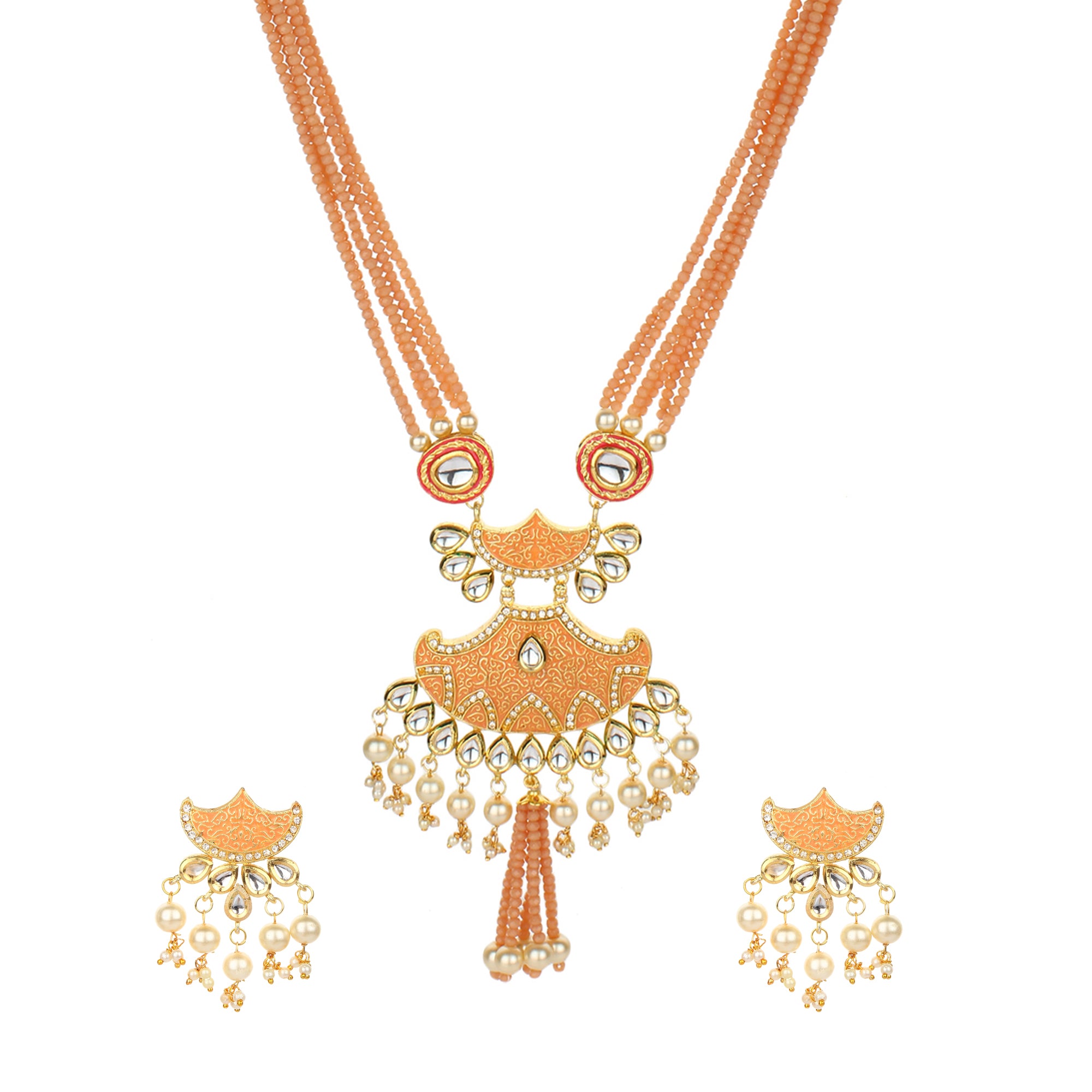 Runjhun jaipuri necklace set