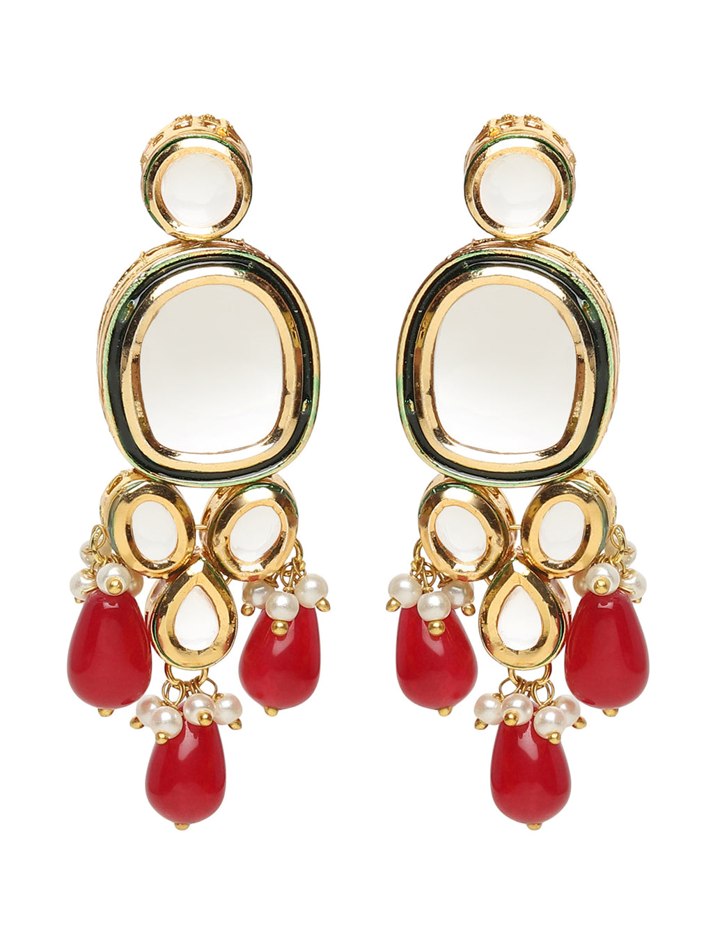 Runjhun kundan and onex beads choker set