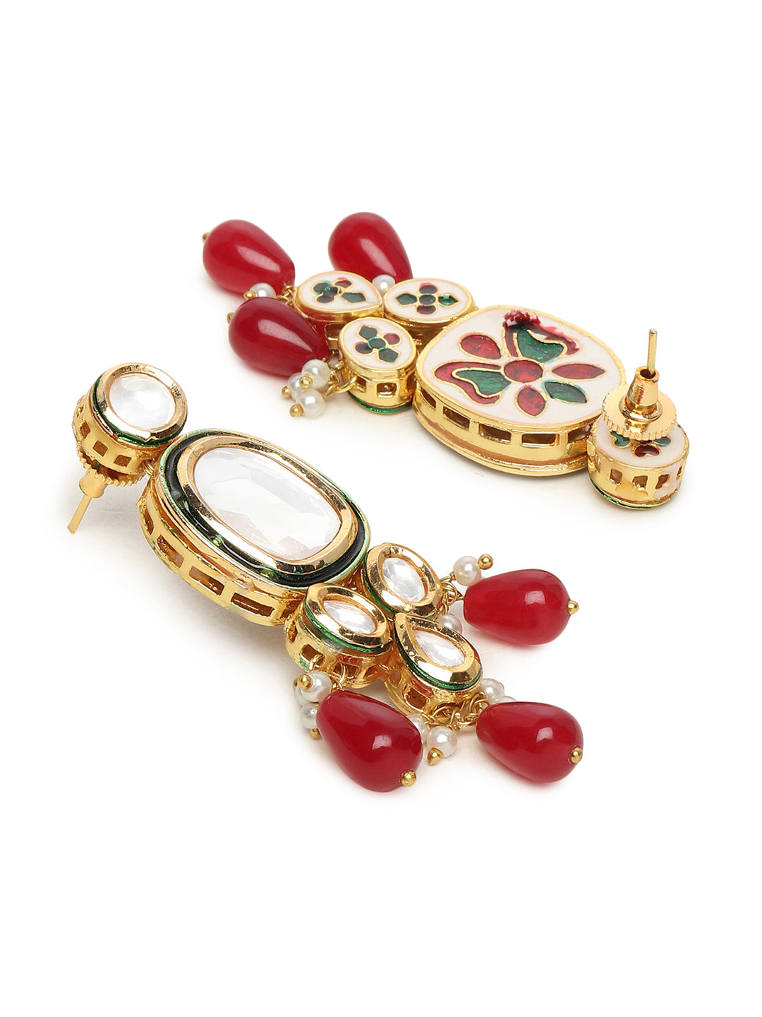 Runjhun kundan and onex beads choker set